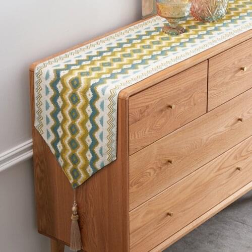 Geometric table runner Nordic Style Table Flag Modern Simple Table Cloth Multi-size customizable table flag