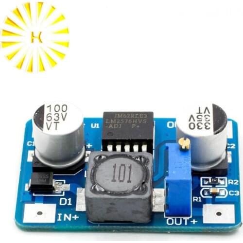 2016 NEW LM2576HV buck module DC-DC 5-60V input 1.25V-30V output Hot sale