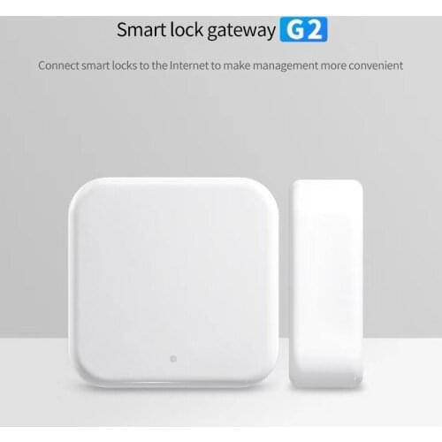New TTlock Electronic Lock Bluetooth-compatible Gateway G2 Fingerprint Lock Password Smart Door Lock Work With Alexa Google Home