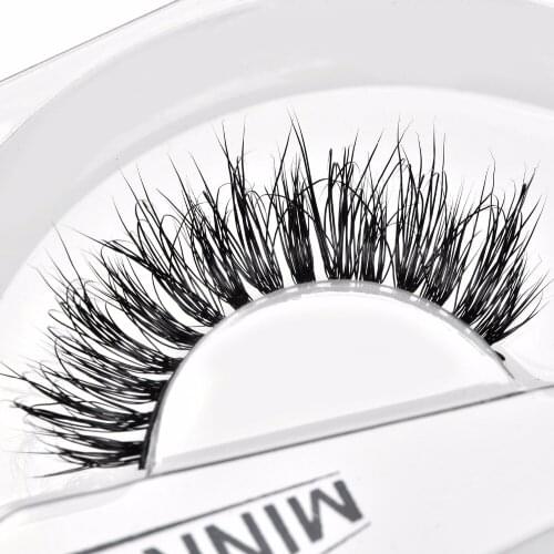 Volume 3D Mink Eyelash Daily Look Fur False Eyelashes Eye Makeup Tool Black Eyelash Extension L08