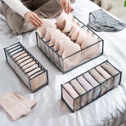 Underwear Socks Organizer Storage Clothes Wardrobes Box Closet Room Organizers Foldable Drawer Home Organization Bedroom Shelf