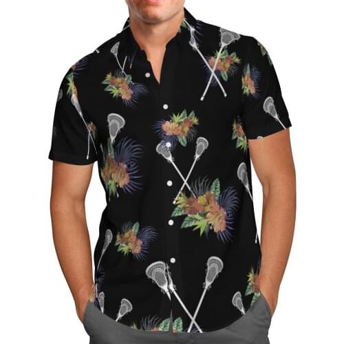 3D Print flower Beach Shirt Hawaii Shirt Men Summer Short Sleeve Shirt Camisas Masculina Streetwear Oversize Shirt Chemise Homme
