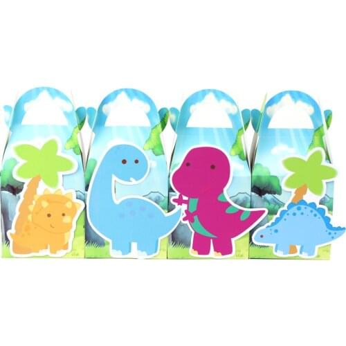 Dinosaur Favor Box Candy Box Gift Box Cupcake Box Kids Birthday Party Supplies Decoration Event Party Supplies