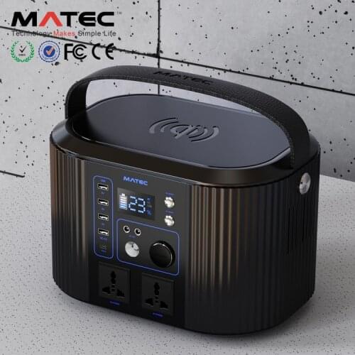 AC/DC Outputs Portable 300W 500W 1000W 2000W Mobile Camping Battery Portable Solar Generator Power Station