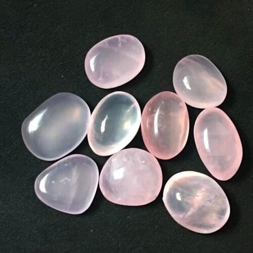 Natural Pink Rose Quartz Crystal Healing Stone Sphere Gemstone