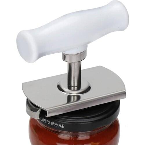 Adjustable Multi-function Bottle Cap Opener Stainless Steel Lids Off Jar Opener Labor-saving Screw Can Opener Kitchen Gadget