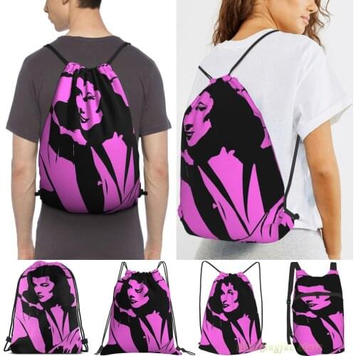 Unisex Drawstring Bags Katharine Hepburn Women Drawstring Backpacks Men Outdoor Travel Backpacks Training Fitness Bag