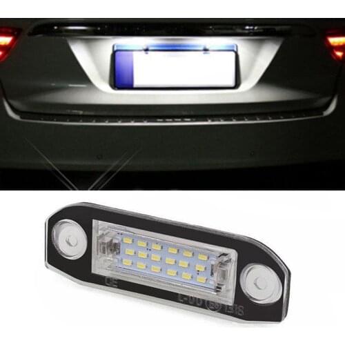 License Plate Light For Volvo S80/XC90/S40/XC60/S60/V70 7.8*2.7*1.7cm 1pcs Number 3014 Chip High Quality