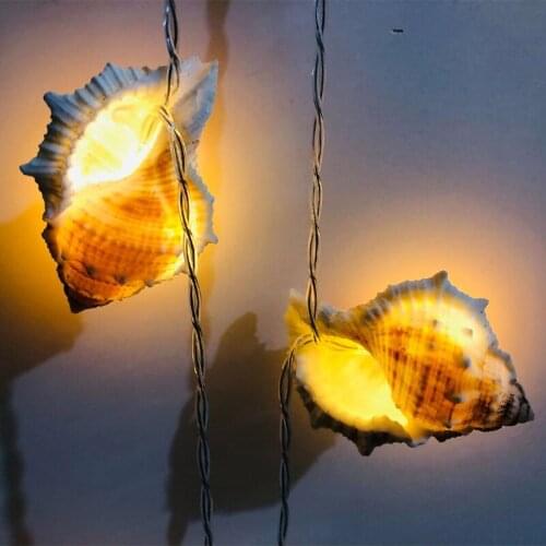 LED Hawaii Christmas Decoration String Lights for Conch Party Decoration Tree Light Halloween Decorations for Home Outdoor