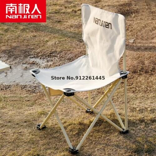 Outdoor Folding Chair Portable Backrest Camping Leisure Fishing Chair Art Sketch Go On Road Trip Chair Stool