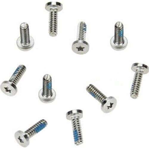 10Pack/lot 10Pcs/pack Silver Color Pentalobe Bottom Case Screws for iPhone 4/4S