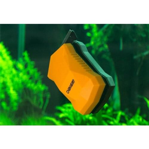 High Quality Magnetic Brush Aquarium Fish Tank Glass Algae Scraper Cleaner Floating Curve With Kief In Retail Box