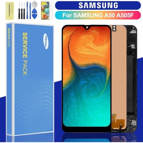 For Samsung Galaxy A50 LCD Display Touch Screen Digitizer Assembly For Samsung Galaxy A50 a505 A505F/DS A505F A505FD LCD Screen
