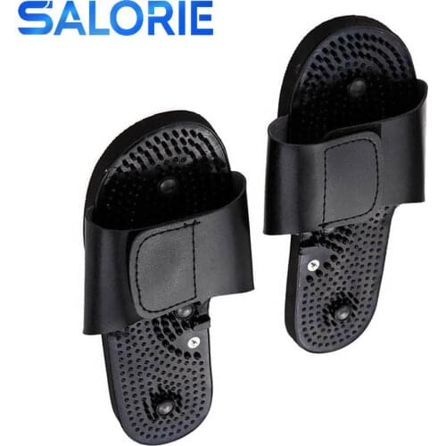 2pcs EMS Foot Massager TENS Electrodes Slippers Accupressure Slippers Massage Tools Masajeador Health Care Muscle Stimulator