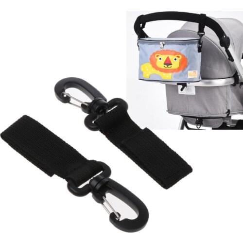 2pcs/Set Stroller Hooks Wheelchair Stroller Pram Carriage Bag Hanger Hook Baby Strollers Shopping Bag Clip Stroller Accessories