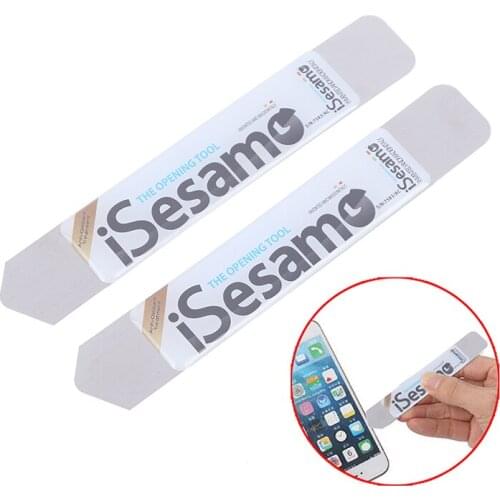 2PCS Blade Soft Thin Pry Spudger Cell Phone Tablet Screen Battery Opening Tools for Samsung iPhone iPad Opener Stainless Steel