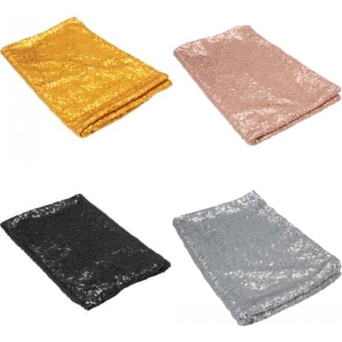 60cm Glitter Round Sequin Round Table Cloth Cover Overlays Rose Gold Sequin Tablecloth For Wedding Events Party Decor Supplies