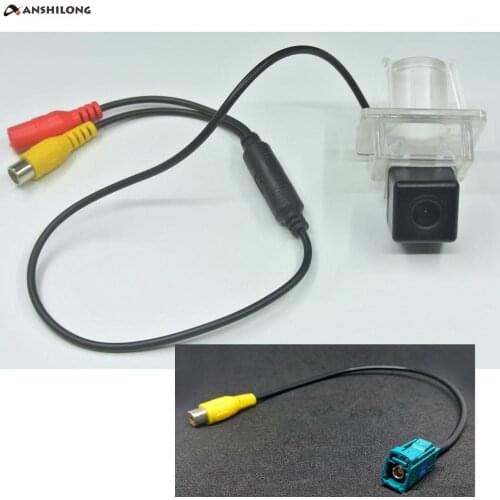 ANSHILONG CCD Rear View Camera For Mercedes Benz C / E Class W204 2007-2014 Work with Original Screen