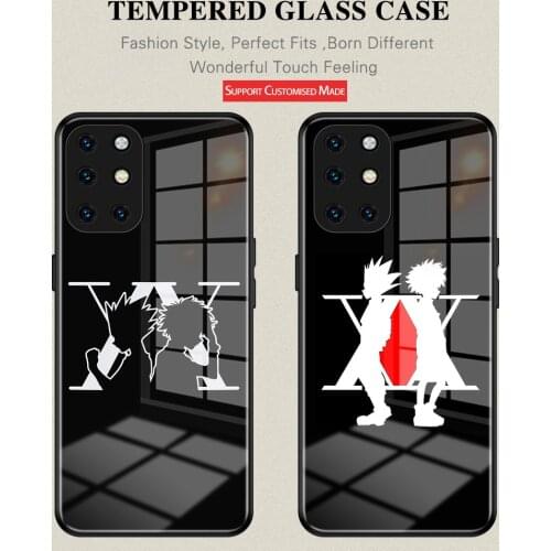 Hunter X Hunter Killua Kurapika Tempered glass Phone case Anti-drop For One Plus7 7T 7Pro 7TPro 8 8T 8Pro 9 9Pro 6 6T Plus Nord