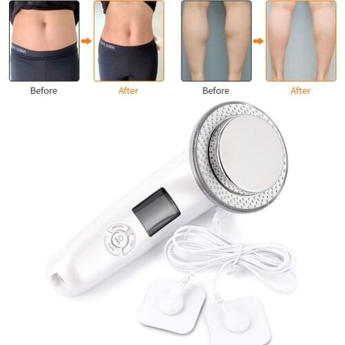 6 In 1 EMS Body Slimming Massager RF Ultrasonic Cavitation Anti Cellulite Massage Fat Burner Weight Loss Face Skin Care Machine