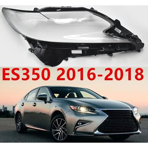 Headlight Headlamp Clear Auto-Shell Cover for ES350 Transparent Glass Lens Cover 2016-2018 Replacement DIY