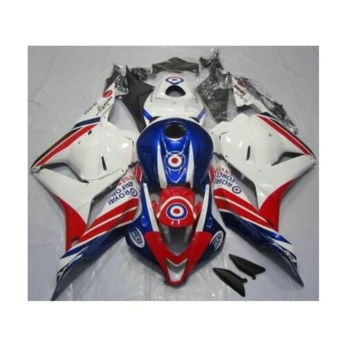 Red white blue Injection Fairing Body Work Frame Kit for H CBR600RR CBR 600 CBR600 RR F5 2009 2010 2011 2012