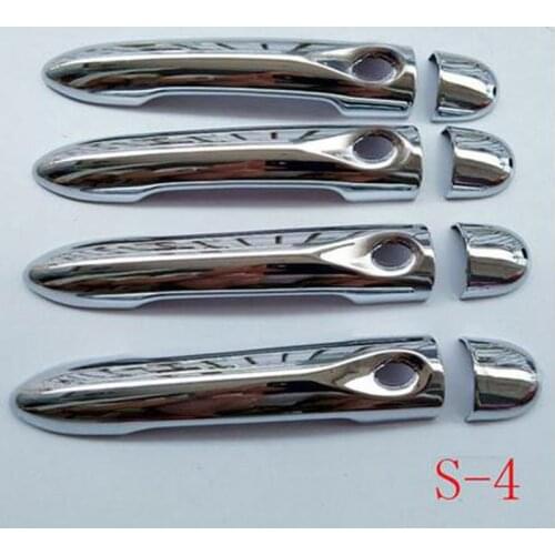 For Renault Samsug Sm3 Fluence 2011 2013 2015 Door Handle Cover Abs Chrome Car Styling Stickers Accessories 8 Pcs S4