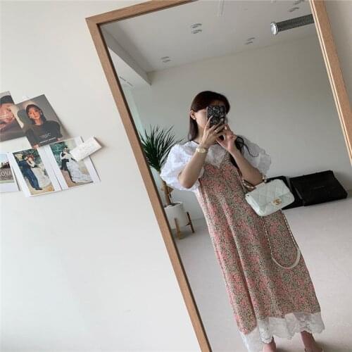 Printed Summer Dress Long Suit