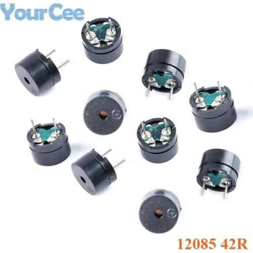 10PCS Passive Buzzer AC 12MMx8.5MM 12085 42R Resistance 3V 5V 9V 12V In Common Use Mini Piezo Buzzers For Arduino Diy Electronic