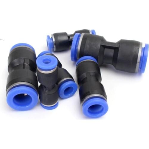 Pneumatic Connector Push to Connect Tube Fittings Plastic Straight Air Fitting for Tube OD 4mm-16mm