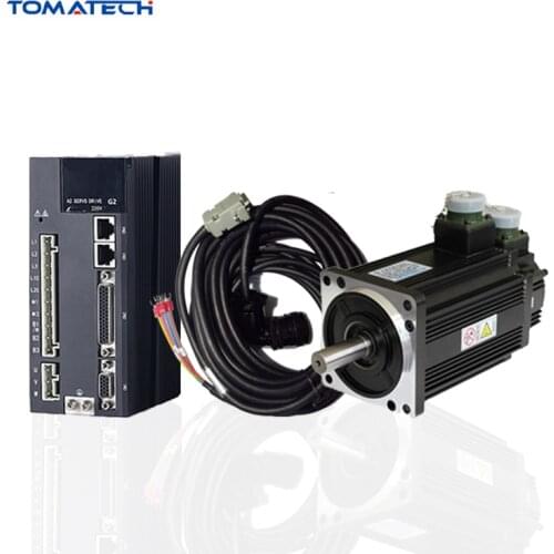 Complete servo pack G2 Series High quality 1.5KW 3000rpm 5nm driver plus cable AC servo motor
