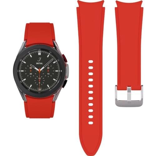 GOOSUU 20mm 22mm Silicone Strap For Huawei Watch GT 2 Pro 2e Strap For Samsung Galaxy Watch /45mm Active 2 Gear S3 Red Color