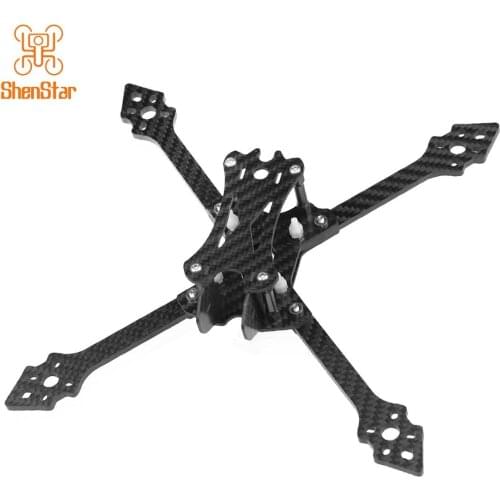 ShenStar X220 220mm Wheelbase Carbon Fiber Quadcopter Frame Kit 4mm Arms Support 5inch Propeller for FPV Racing Freestyle Drones