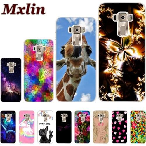 Silicon TPU Case For Asus Zenfone 3 5.2 ZE520KL Zoom ZE553KL 5.5inch Case Soft Cute Phone Cover For Zenfone 3 Z017DA Z01HDA Case