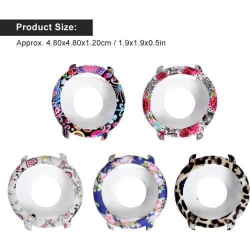 REXLIS 5PCS (Color Set) TPU Colorful Painted Soft All-Inclusive Silicone Protective Watch Case for Amazfit Pace