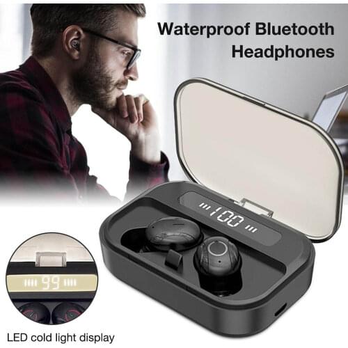 T11 Tws Bluetooth Earphones BT5.0 Wireless Earbuds Stereo Dual Microphone In-Ear Earphones For IOS Android With Charging box