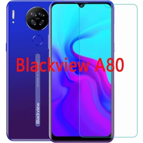 For Blackview A80 6.21" Glass Screen Protective Tempered Glass ON Blackview A80 Pro 6.49" Protector Cover Film