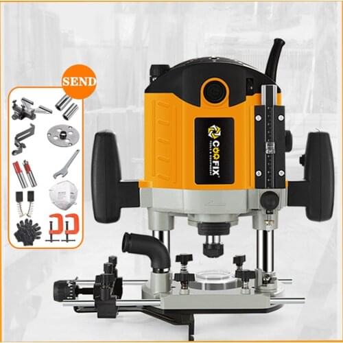 1650W Electric Wood Milling and Slotting Machine Multifunctional Edging Machine Woodworking Carving Machine Gong Machine Indust