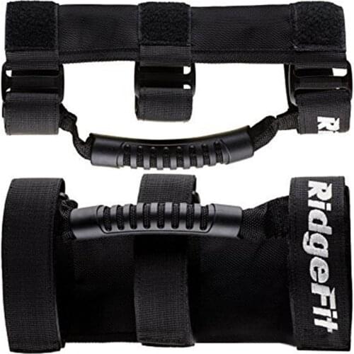 2 PCS /Set Grab Handle Set Compatible ForJeep Wrangler TJ YJ JK, Easy-to-Fit 3 Straps Design For 1987-2020 Models 2021