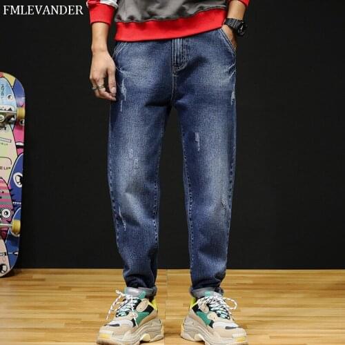 2019 New Fashion Jean Homme Pantalones Hombre Men Stretch Hip Hop Streetwear Young Jeans Men