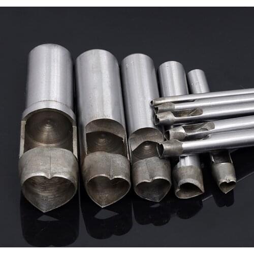 3mm-30mm Love shape Belt holes. Metal punching tool. Punching die. Mold. Eyelets. rivet. Button. Sewing patches