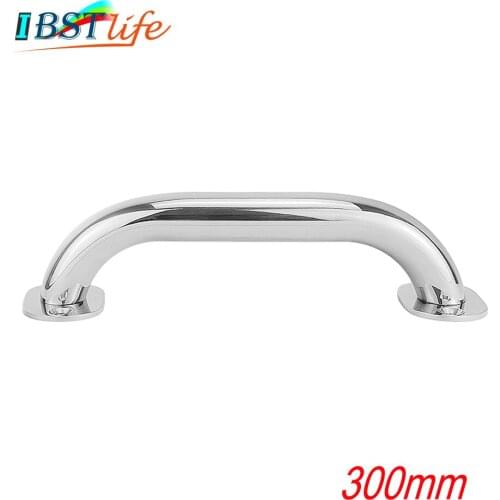300mm Marine Grade 316 Stainless Steel Grab Handle Door Handrail Grip Rail Grab Bar Handle Boat Yacht Marine Bathroom
