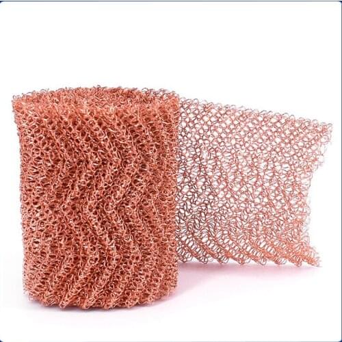 4 Wires Pure Copper Mesh Woven Filter Sanitary For Distillation Moonshine Home Brew Beer 100Mm Width