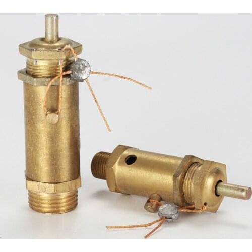 A21W-16T Male Thread Relief Valve DN8 DN15 Pull Ring type Safety Release Valve for Air Compressor Screw Machine boiler