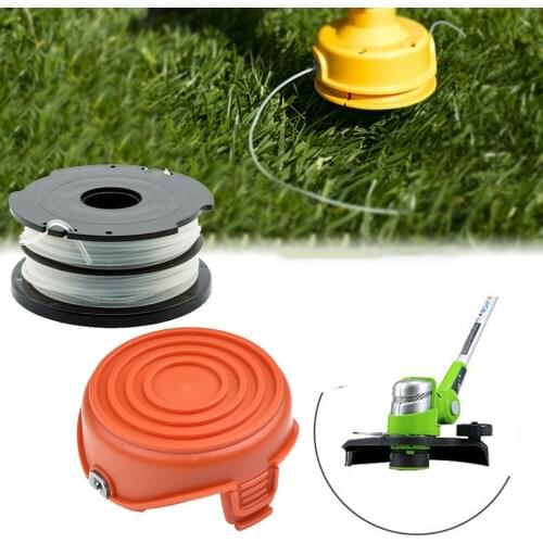 New For Black & Decker Strimmer Green Cover Cap X1 + Spool & Line X1 GL687 GL690 Lawn Mower Accessories