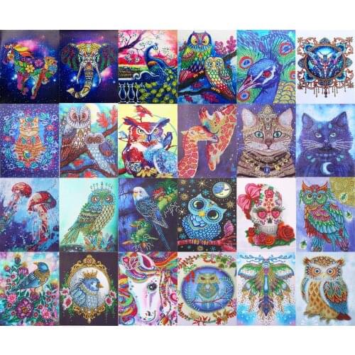 5d Diamond Painting Home Decoration Animal Special Shaped Crystal Cross Stitch Kit Landscape Diamond Embroidery Gift