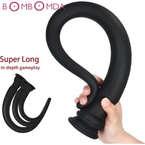 Super Long Dick Butt Plug Anal Dildo Anus Masturbator Dilator Prostate Massage 50cm Anal Plug Adult Sex Toys For Men Woman Gay