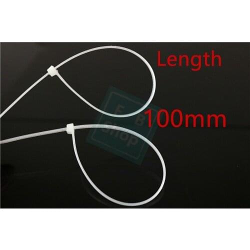 Free shipping 3*100mm cable label tie band to do mark tag tag with cable tag tie with nylon 1000