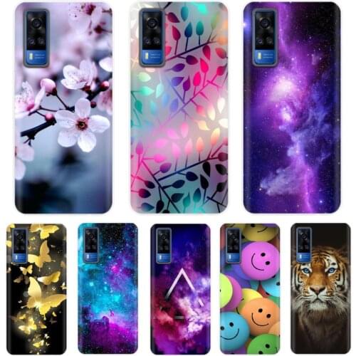 For Vivo Y31 2021 Case Pattern Silicone Soft TPU Phone Case For Vivo Y31 2021 Y 31 VivoY31 Case 6.58 inch Back Cover Bumper