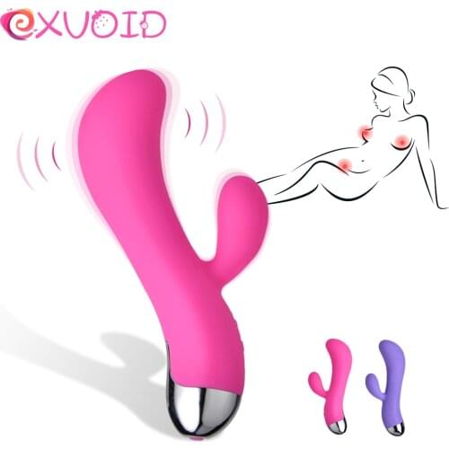 EXVOID Dildo Vibrators for woman Silicone Vaginal Massager AV Stick Strong Vibration Rabbit Vibrator Femme G Spot Masturbator